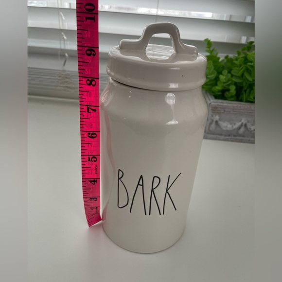 Rae Dunn BARK Ceramic Canister for Dog Treats Artisan Collection by Magenta - Picture 6 of 6